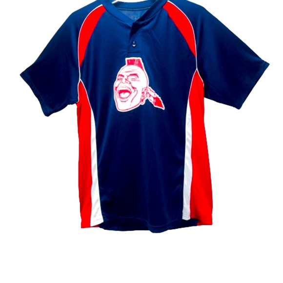 ATLANTA BRAVES #16 Classic Screaming Indian Logo Baseball Shirt Size Med… - Picture 2 of 14